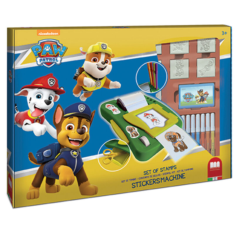 Imagen 1 - Maquina De Pegatinas Patrulla Canina Paw Patrol