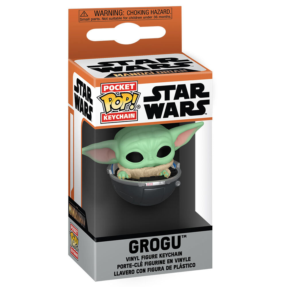 Imagen 2 - Llavero Pocket Pop Star Wars Mandalorian 9 Grogu