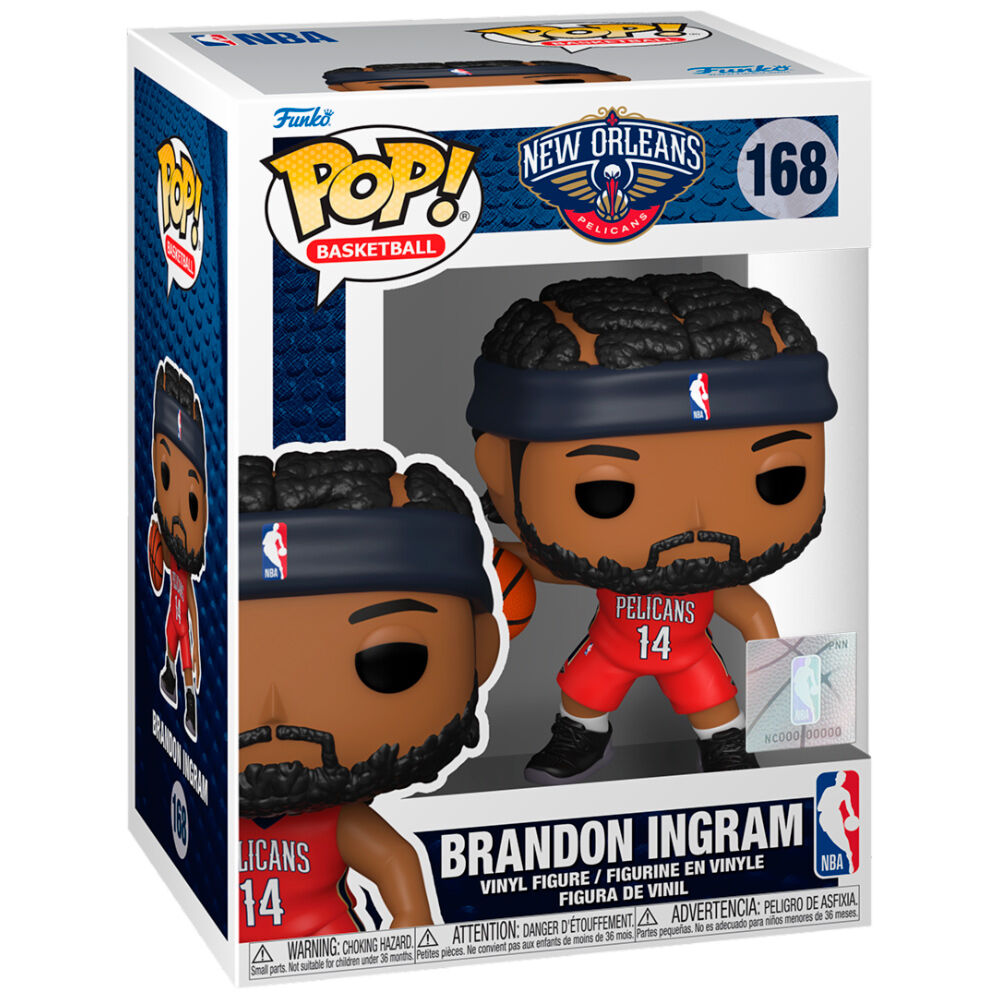 Imagen de Figura Pop Nba New Orleans Pelicans Brandon Ingram parte de nuestra colección en Espadas y más, sitio oficial.