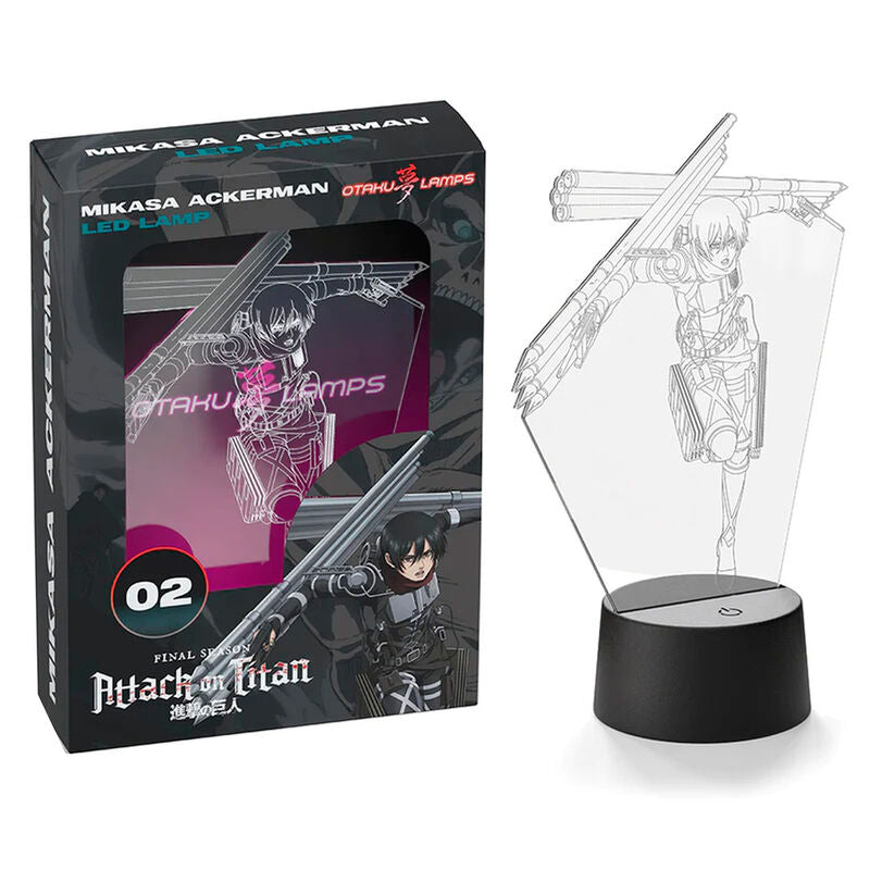 Imagen 1 - Lampara Led Mikasa Final Season Attack On Titans 20Cm