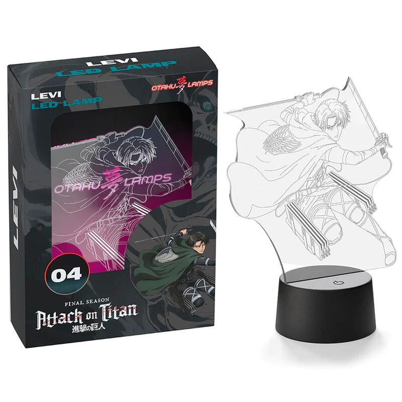 Imagen de Lampara Led Levi Final Season Attack On Titans 20Cm parte de nuestra colección en Espadas y más, sitio oficial.