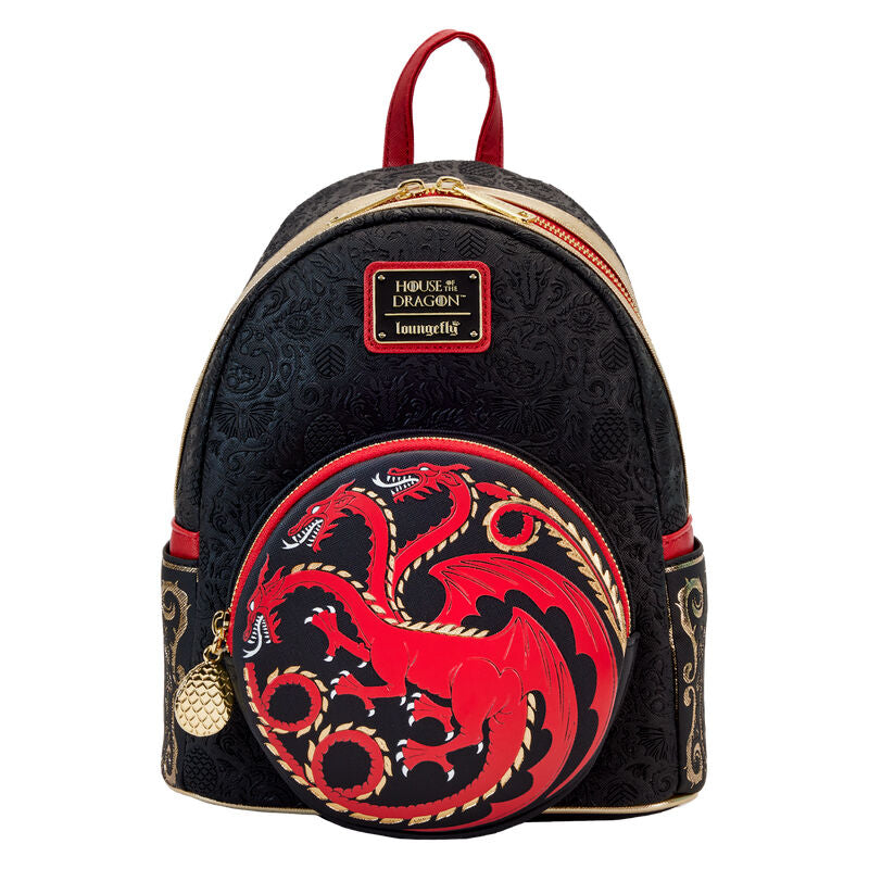 Imagen 1 - Mochila Targaryen La Casa Del Dragon Juego De Tronos Loungefly 26Cm
