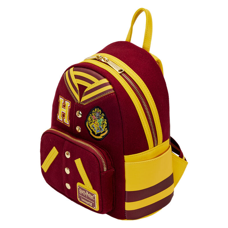 Imagen 2 - Mochila Hogwarts Crest Varsity Jacket Harry Potter Loungefly 26Cm