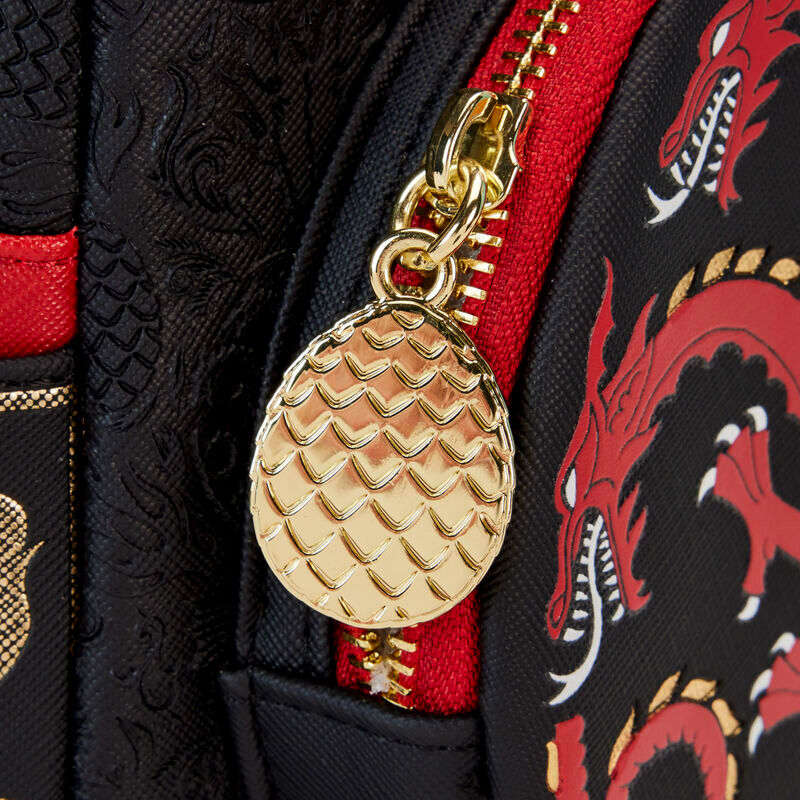 Imagen 5 - Mochila Targaryen La Casa Del Dragon Juego De Tronos Loungefly 26Cm