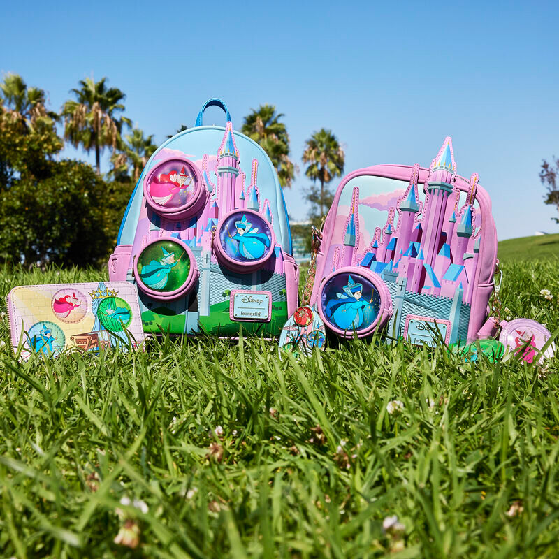 Imagen 6 - Cartera Hadas Madrinas Castillo La Bella Durmiente Disney Loungefly
