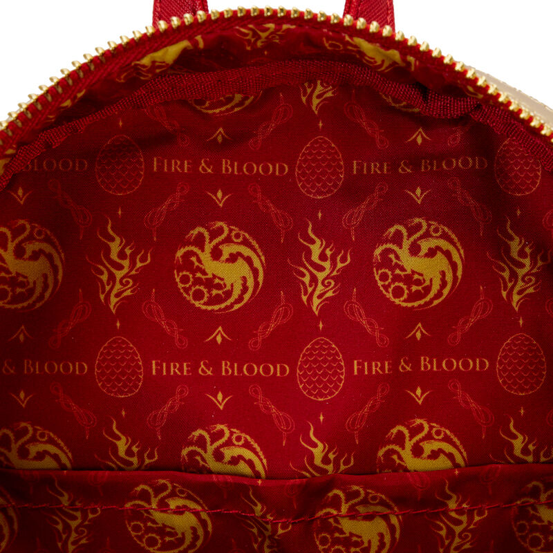 Imagen 6 - Mochila Targaryen La Casa Del Dragon Juego De Tronos Loungefly 26Cm