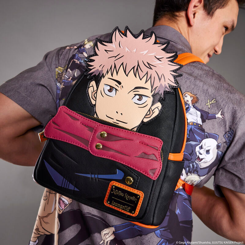 Imagen 8 - Mochila Yuji Itadori Jujutsu Kaisen Loungefly 26Cm