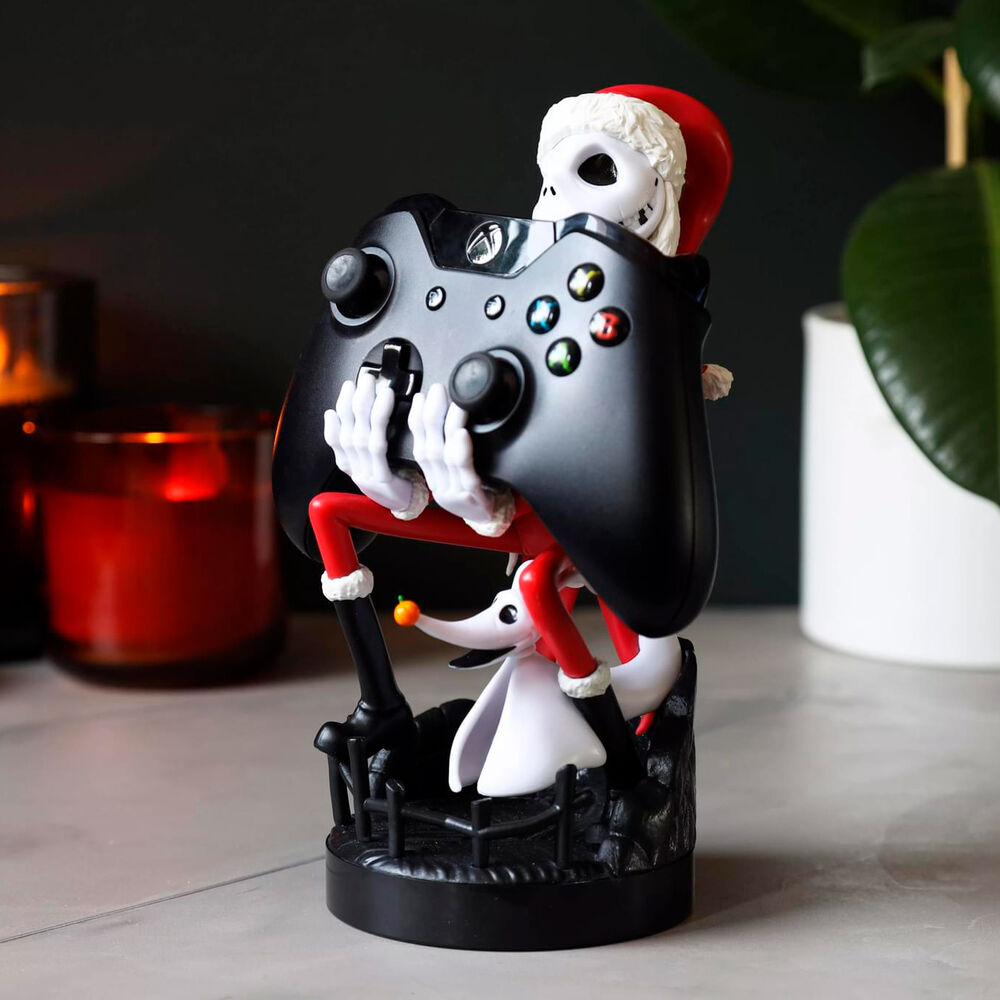 Imagen de Cable Guy Soporte Sujecion Santa Jack Pesadilla Antes De Navidad Disney 20Cm parte de nuestra colección en Espadas y más, sitio oficial.