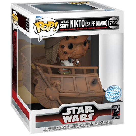 Imagen de Figura Pop Deluxe Star Wars Nikto Skiff Guard Exclusive parte de nuestra colección en Espadas y más, sitio oficial.