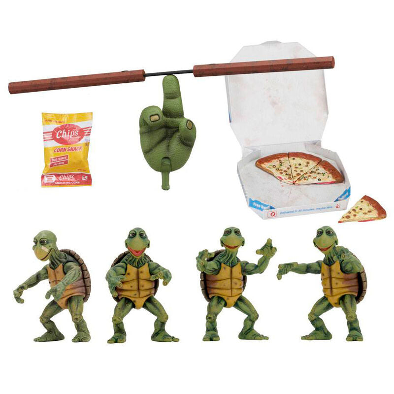 Imagen de Set 4 Figuras Baby Turtles Las Tortugas Ninja 10Cm parte de nuestra colección en Espadas y más, sitio oficial.