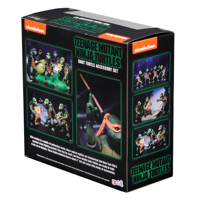 Imagen de Set 4 Figuras Baby Turtles Las Tortugas Ninja 10Cm parte de nuestra colección en Espadas y más, sitio oficial.