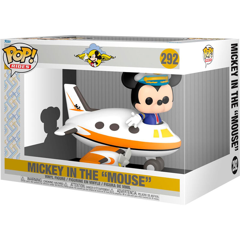 Imagen de Figura Pop Rider Disney Mickey With Plane parte de nuestra colección en Espadas y más, sitio oficial.