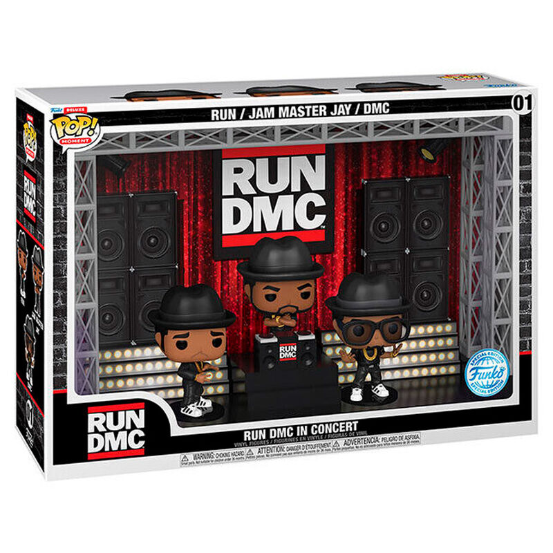 Imagen 1 - Figura Pop Moments Deluxe Run Dmc In Concert Exclusive