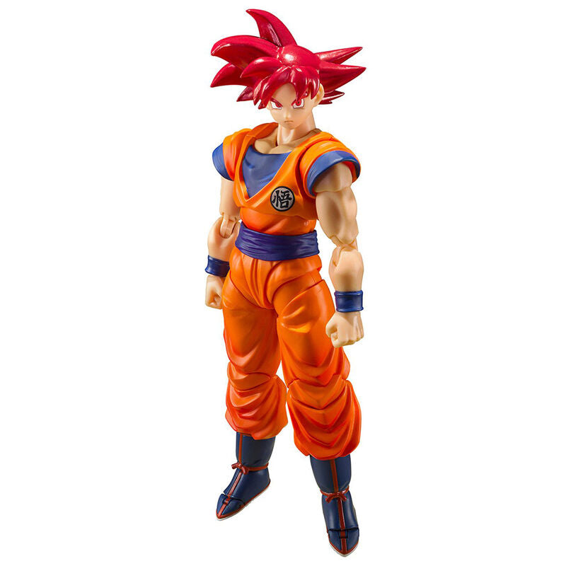 Imagen 1 - Figura S.h. Figuarts Super Saiyan God Son Goku Saiyan God Of Virtue Dragon Ball Super 14Cm