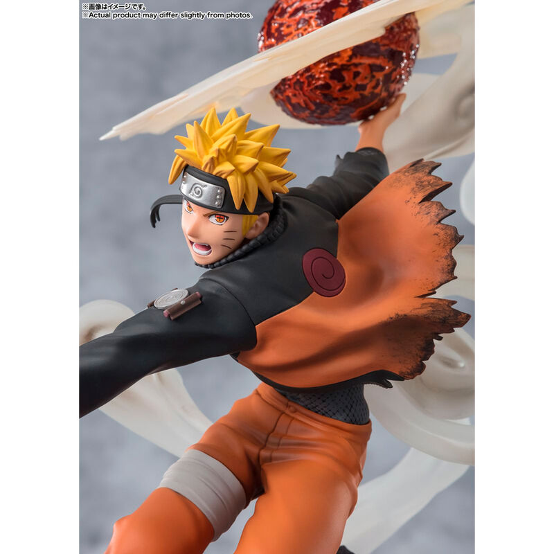 Imagen de Figura Figuarts Zero Naruto Uzumaki Sage Lava Release Rasenshuriken Naruto Shippuden 24Cm parte de nuestra colección en Espadas y más, sitio oficial.