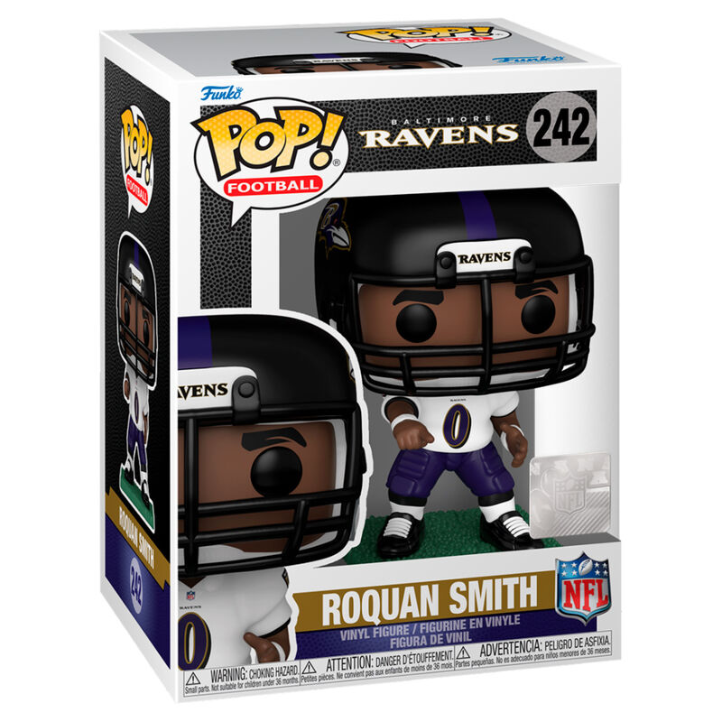 Imagen de Figura Pop Nfl Ravens Roquan Smith parte de nuestra colección en Espadas y más, sitio oficial.
