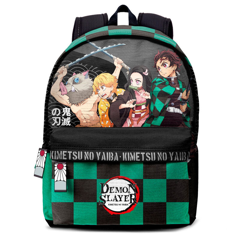Imagen 1 de Mochila Akushon Demon Slayer Kimetsu No Yaiba 44Cm Adaptable