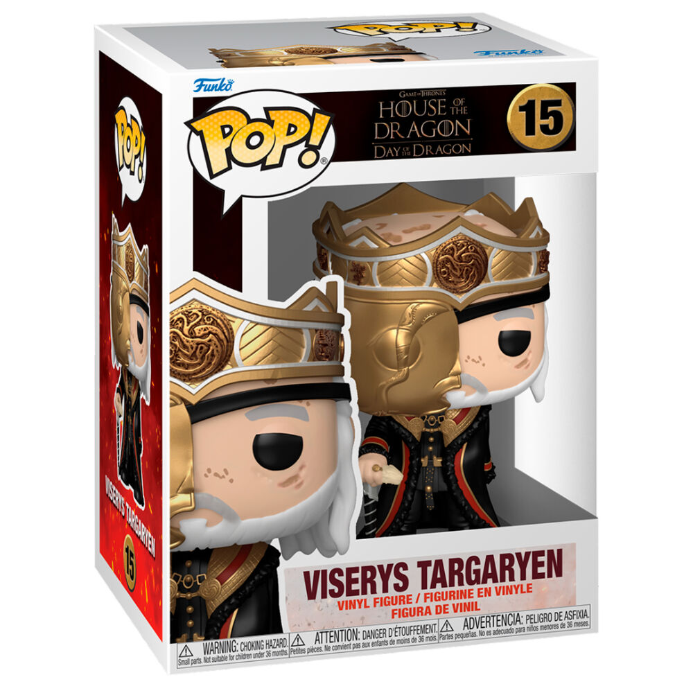 Imagen de Figura Pop House Of The Dragon Viserys Targaryen parte de nuestra colección en Espadas y más, sitio oficial.