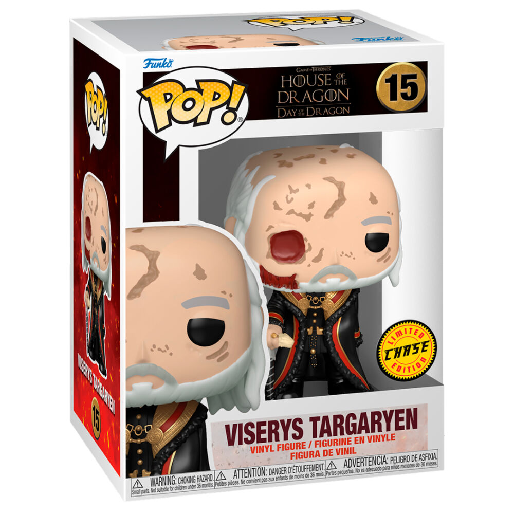 Imagen de Figura Pop House Of The Dragon Viserys Targaryen Chase parte de nuestra colección en Espadas y más, sitio oficial.