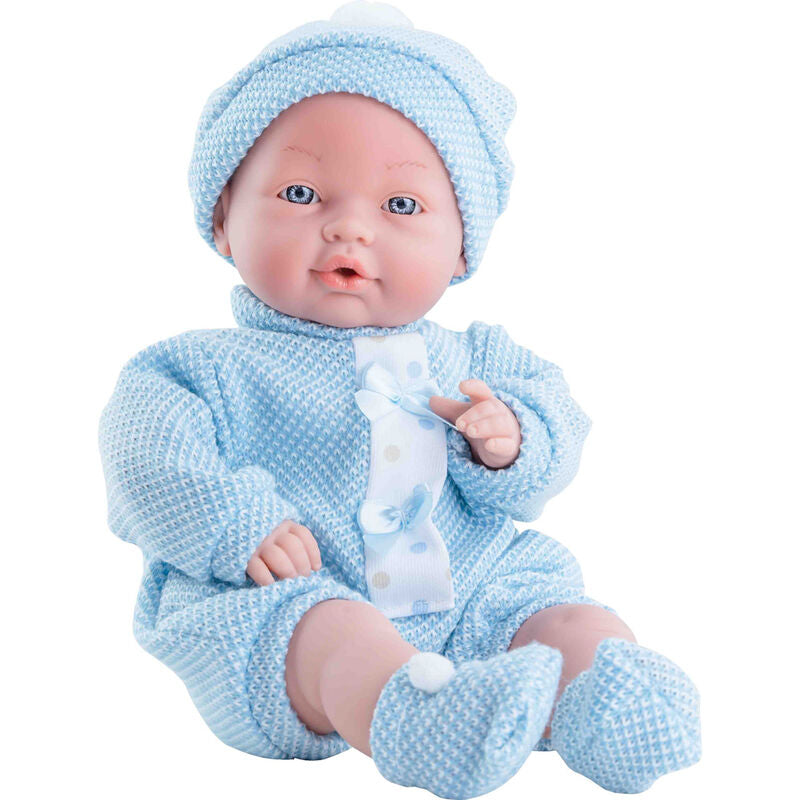 Imagen de Muñeca Bebe Daniela Sonidos Azul parte de nuestra colección en Espadas y más, sitio oficial.