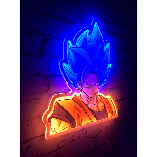 Imagen 3 - Lampara Neon Goku Dragon Ball Z