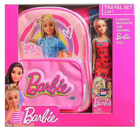 Imagen de Mochila + Muñeca Barbie parte de nuestra colección en Espadas y más, sitio oficial.