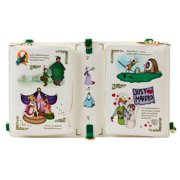 Imagen 2 - Bolso Mochila Libro Robin Hood Disney