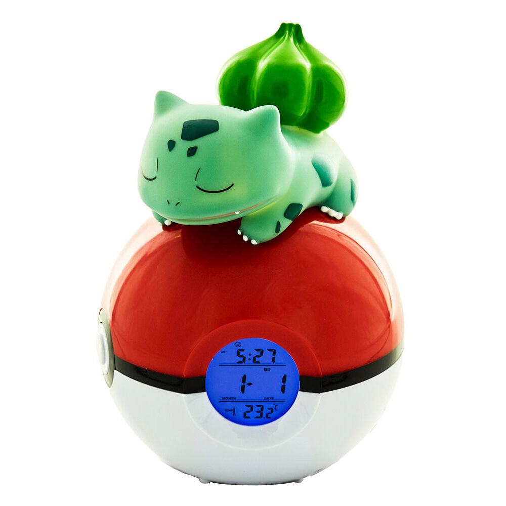 Imagen 4 - Lampara Despertador Led Bulbasaur Pokeball Pokemon
