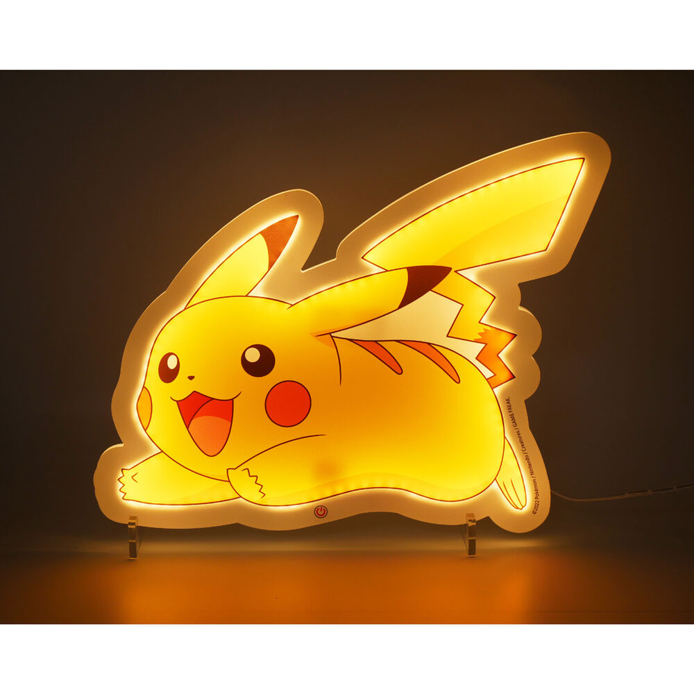 Imagen 4 - Lampara Mural Neon Pikachu Pokemon