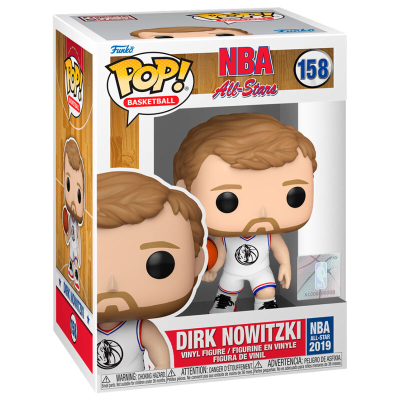 Imagen de Figura Pop Nba All-Stars Dirk Nowitzki (2019) parte de nuestra colección en Espadas y más, sitio oficial.