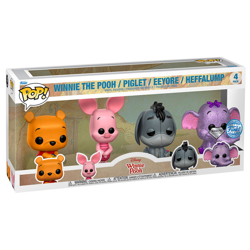 Imagen de Blister 4 Figuras Pop Disney Winnie The Pooh Exclusive parte de nuestra colección en Espadas y más, sitio oficial.