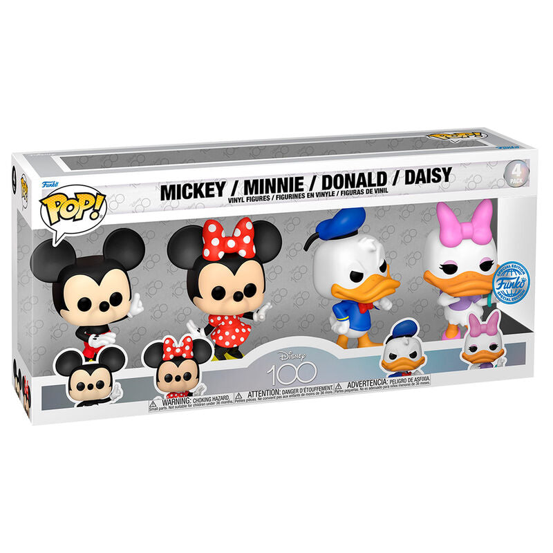 Imagen de Blister 4 Figuras Pop Disney Classic Exclusive parte de nuestra colección en Espadas y más, sitio oficial.