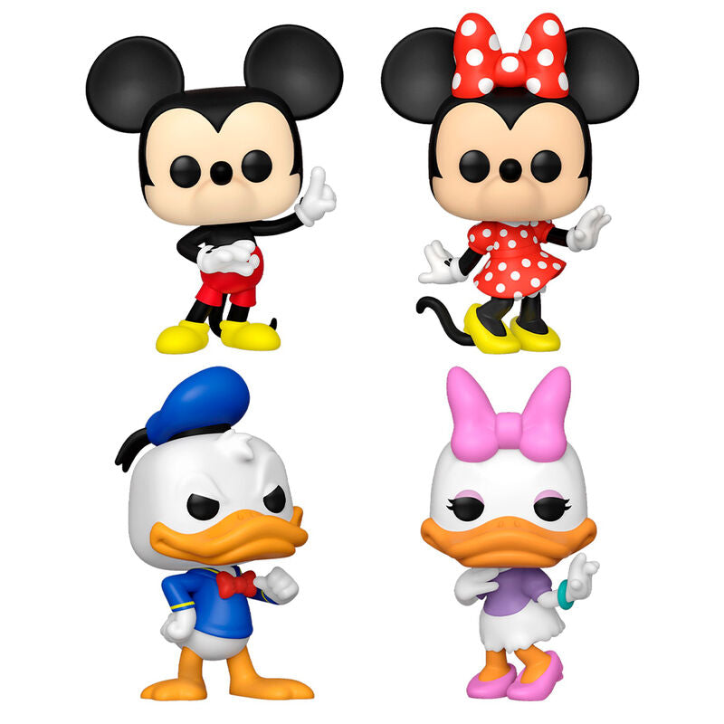 Imagen de Blister 4 Figuras Pop Disney Classic Exclusive parte de nuestra colección en Espadas y más, sitio oficial.