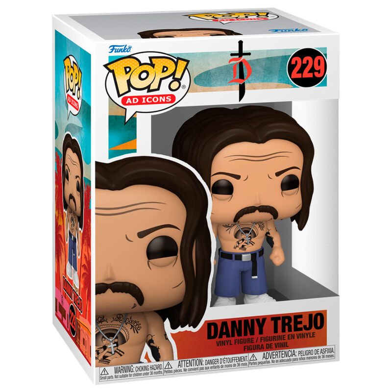 Imagen de Figura Pop Danny Trejo parte de nuestra colección en Espadas y más, sitio oficial.