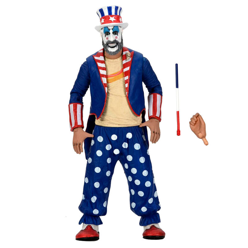Imagen 1 - Figura Captain Spaulding Tailcoat 20Th Anniversary House Of 1000 Corpses 18Cm