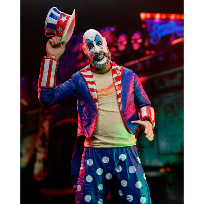 Imagen 3 - Figura Captain Spaulding Tailcoat 20Th Anniversary House Of 1000 Corpses 18Cm