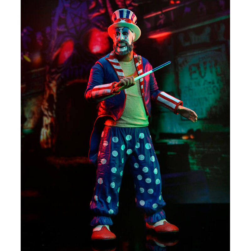 Imagen 4 - Figura Captain Spaulding Tailcoat 20Th Anniversary House Of 1000 Corpses 18Cm