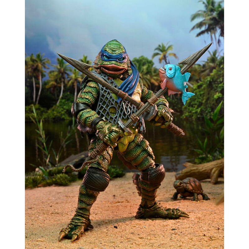 Imagen 5 - Figura Leonardo As The Creature Tortugas Ninja Universal Mosnters 18Cm