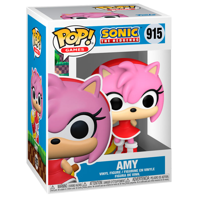 Imagen de Figura Pop Sonic The Hedgehog Amy parte de nuestra colección en Espadas y más, sitio oficial.