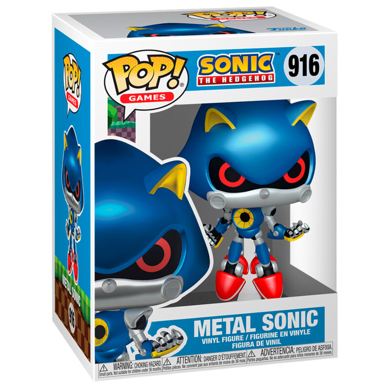 Imagen de Figura Pop Sonic The Hedgehog Metal Sonic parte de nuestra colección en Espadas y más, sitio oficial.