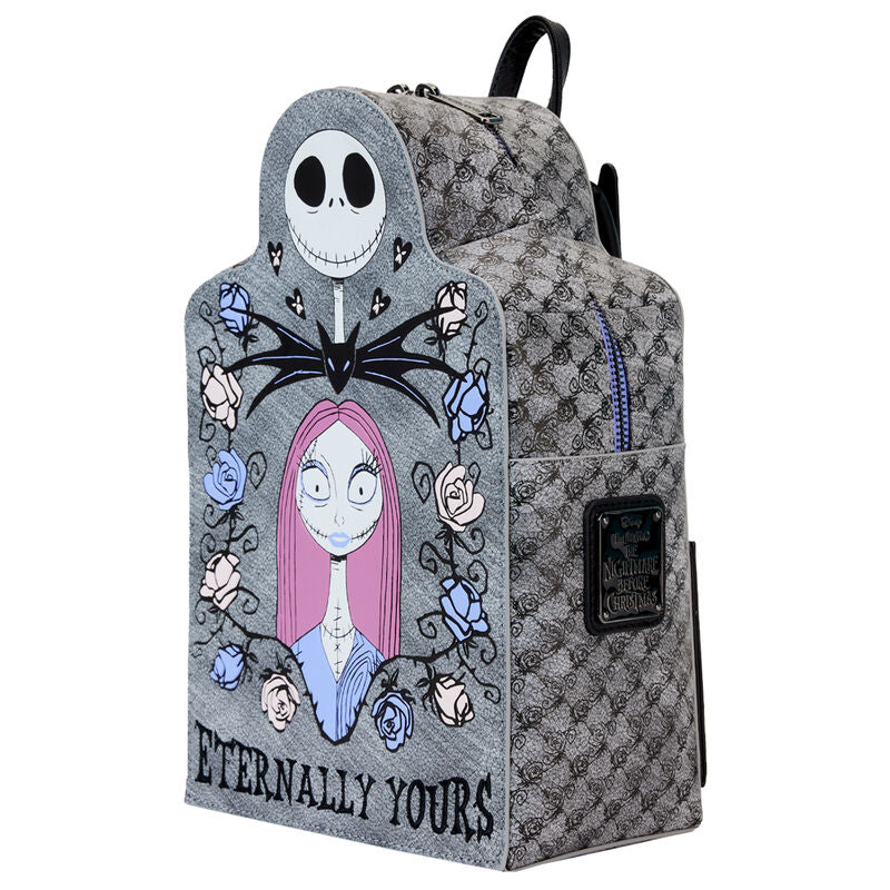 Imagen 2 - Mochila Christmas Jack & Sally Pesadilla Antes De Navidad Disney Loungefly 26Cm