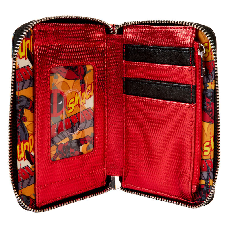 Imagen de Cartera Deadpool Metalllic Marvel Loungefly parte de nuestra colección en Espadas y más, sitio oficial.