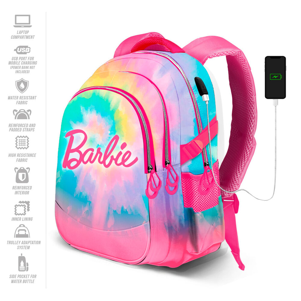 Imagen 2 - Mochila Tie Dye Barbie 44Cm