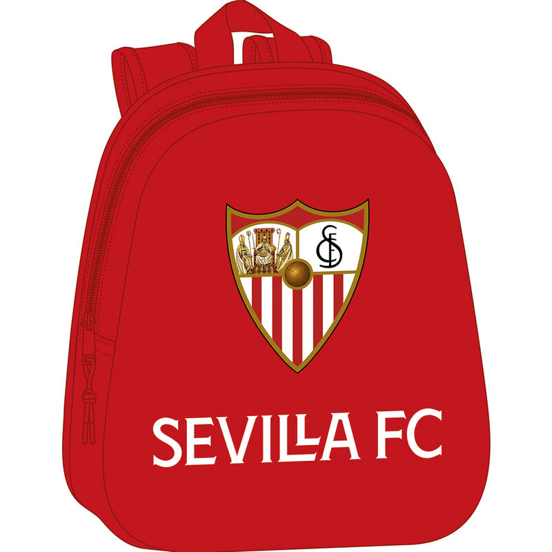 Imagen 1 - Mochila 3D Sevilla F.c 33Cm