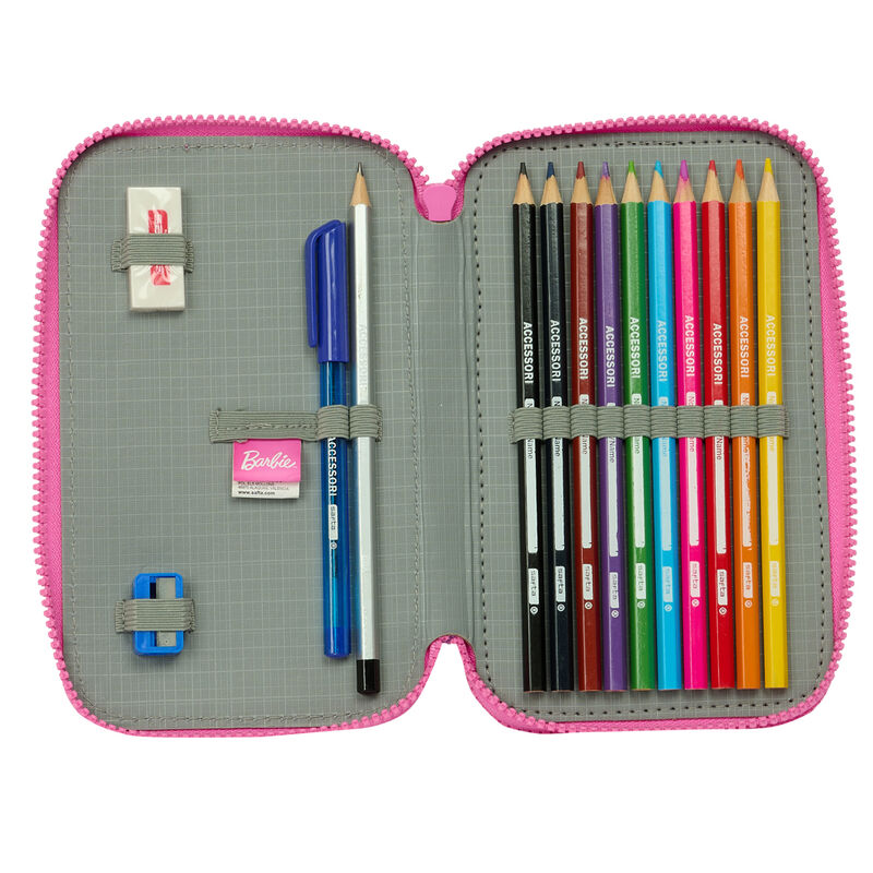 Imagen de Plumier Love Barbie 28Pzs Doble parte de nuestra colección en Espadas y más, sitio oficial.