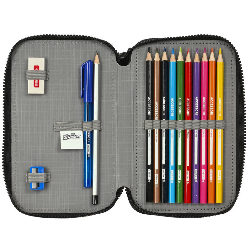 Imagen 4 - Plumier Forever Los Vengadores Avengers Marvel 28Pzs Doble