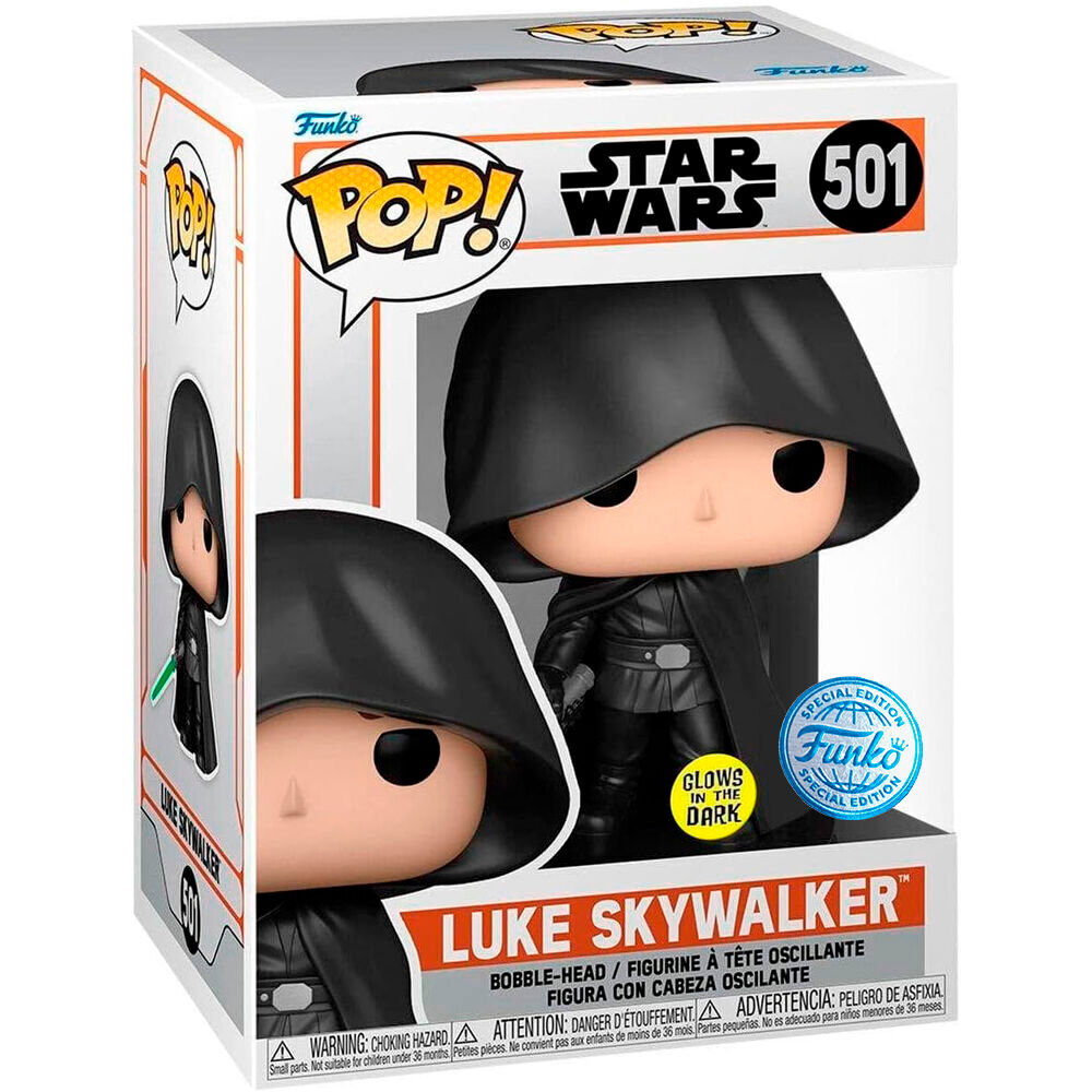 Imagen de Figura Pop Star Wars Mandalorian Luke Skywalker Exclusive parte de nuestra colección en Espadas y más, sitio oficial.
