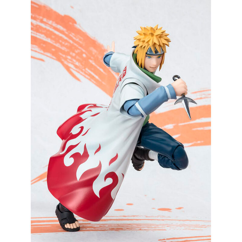 Imagen de Figura Sh Figuarts Minato Namikaze Narutop99 Naruto Shippuden 16Cm parte de nuestra colección en Espadas y más, sitio oficial.