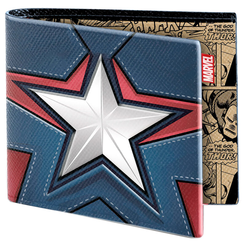 Imagen 1 - Cartera Courage Capitan America Marvel