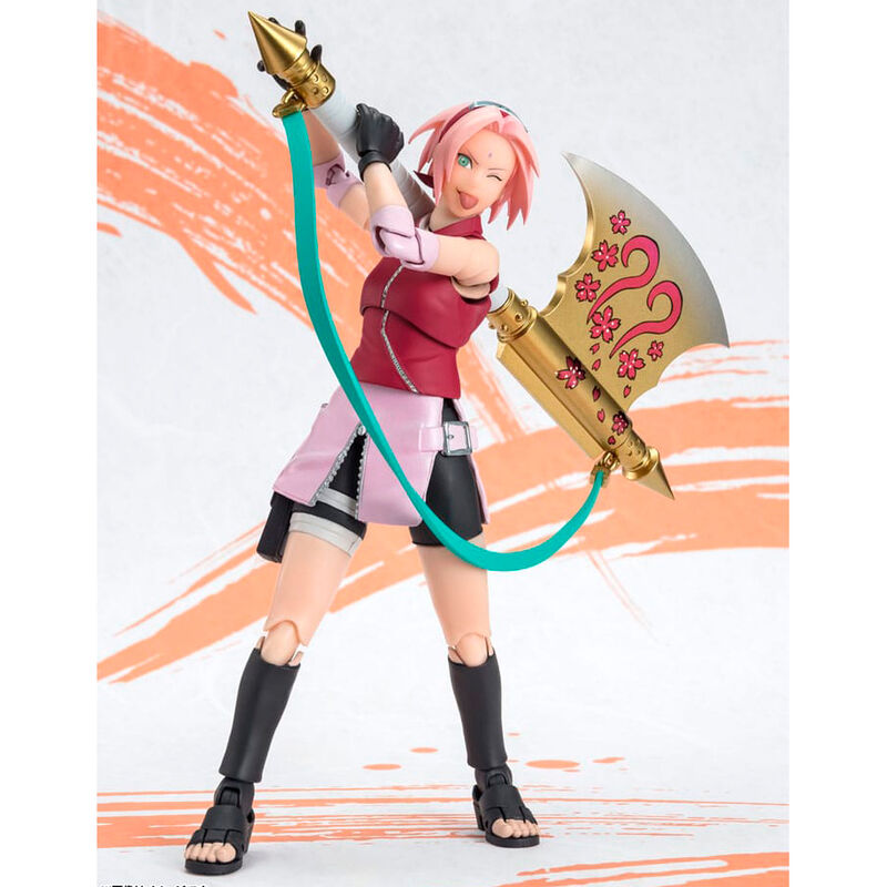 Imagen 2 - Figura S.h. Figuarts Sakura Haruno Naruto Op99 Edition Naruto Shippuden 14Cm